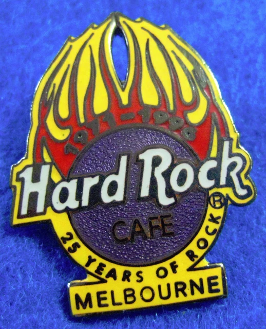 MELBOURNE AUSTRALIA HRC INT 25th ANNIVERSARY FIREBALL FLAMES Hard Rock Cafe PIN 12.99 PicClick