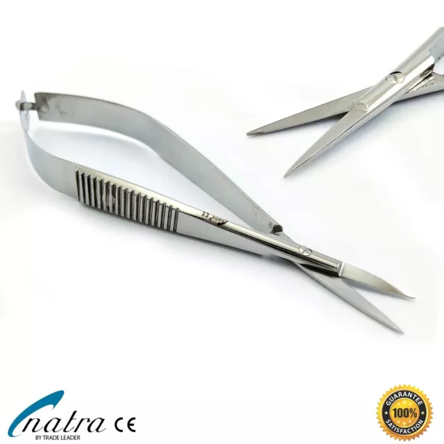 Castroviejo Shears Small 14 CM Straight Surgical Dental Seam NATRA 144S7