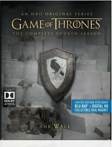 Game of Thrones The Complete Fourth Season Blu-ray  Steelbook Sigil Magnet