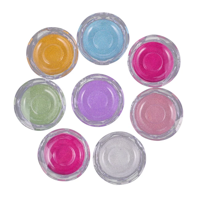 8 pz scatola per ciglia rotonda trasparente supporto in plastica per contenitore cosmetico