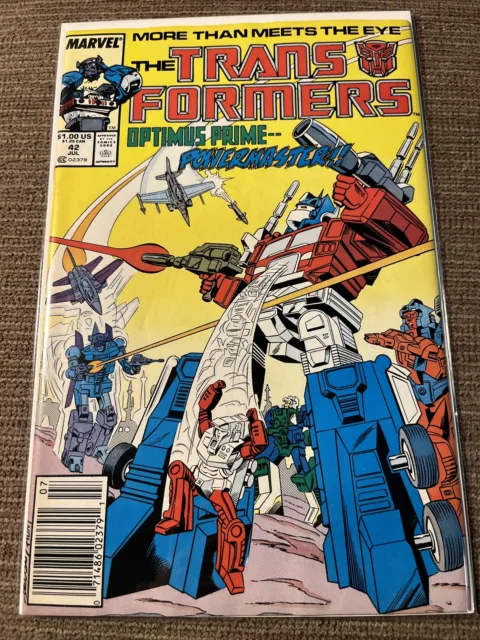 Marvel Comics The Transformers  #42 Comic book. “More than meets the Eye!”
