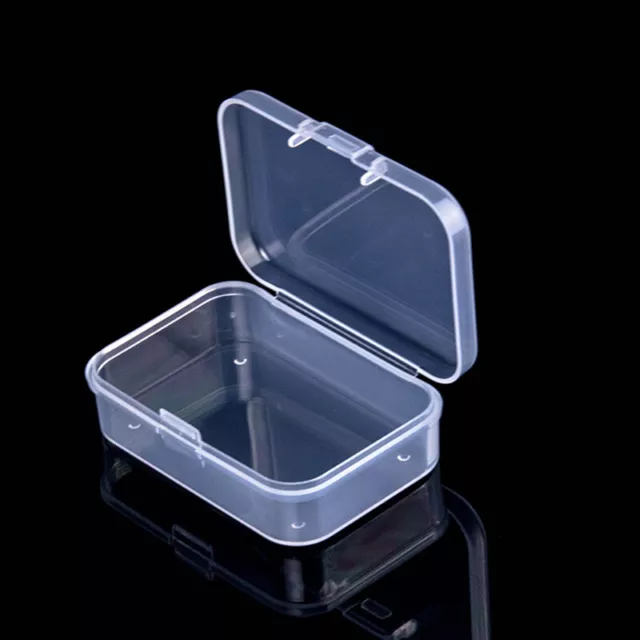Pequeño organizador de caja transparente de almacenamiento conjunto plástico rectangular Staubfr Q