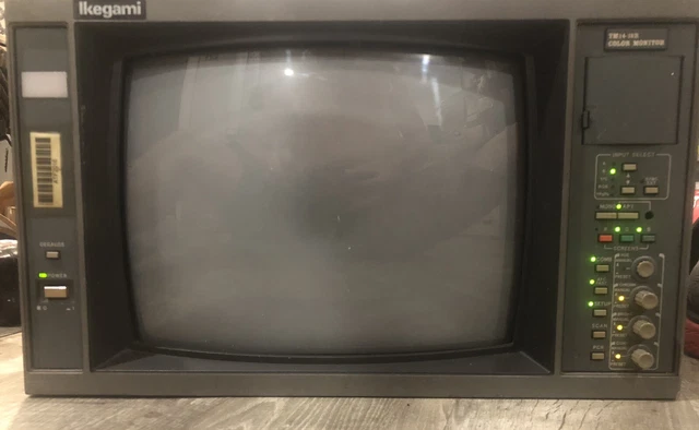 Ikegami TM14-18R 13” Professional Color Broadcast CRT Monitor - Spares Or Repair