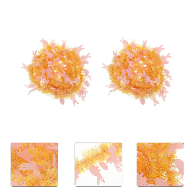 2 piezas Conejillos de Pascua Colgantes Conejito Pascua Colgantes Guirnalda