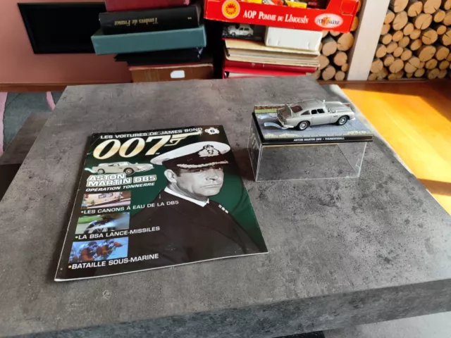 1/43 Fabbri Les Voitures De James Bond 007 Aston Martin Db5 Opération Tonnerre