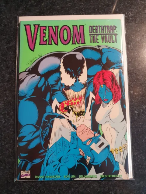 Venom Deathtrap The Vault vfn Rare Graphic Novel 1st Print