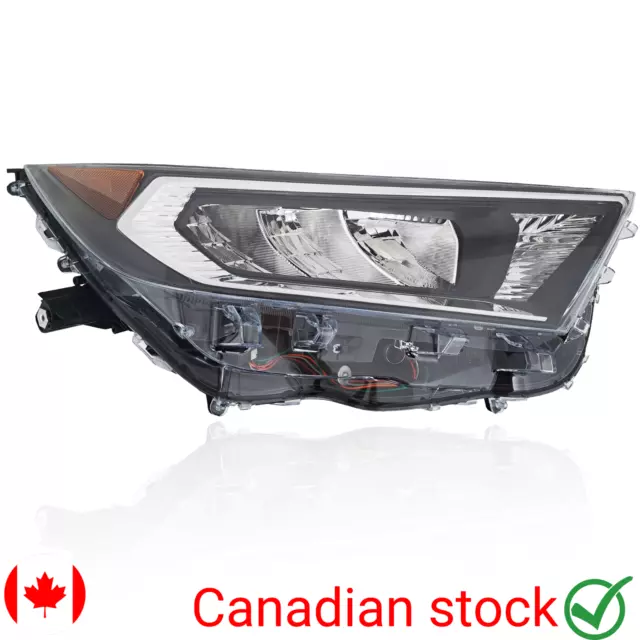 FOR: 2019 2020 2021 Toyota Rav4 XLE XSE Passenger/Right Side RH Headlight-CHROME