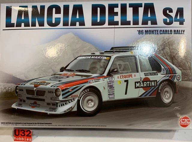 Kit Maquette Lancia Delta S4 1:24 - Nunu 24005 - Rallye Monte Carlo Ou Sanremo 1986