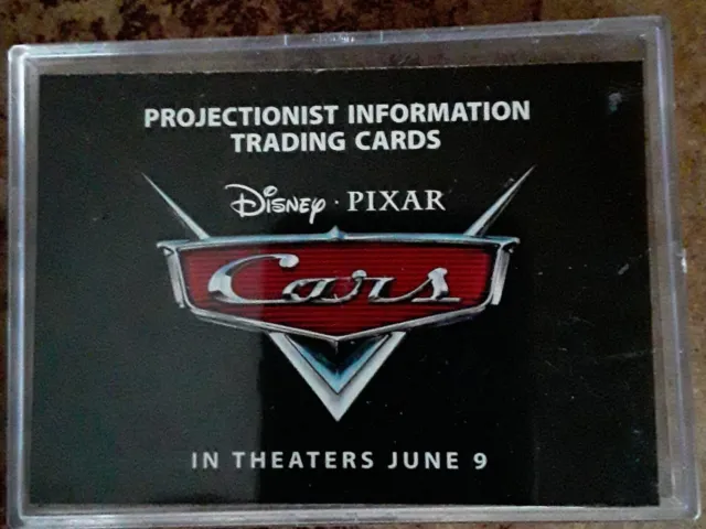 Disney-Pixar Cars Projectionist Trading Cards
