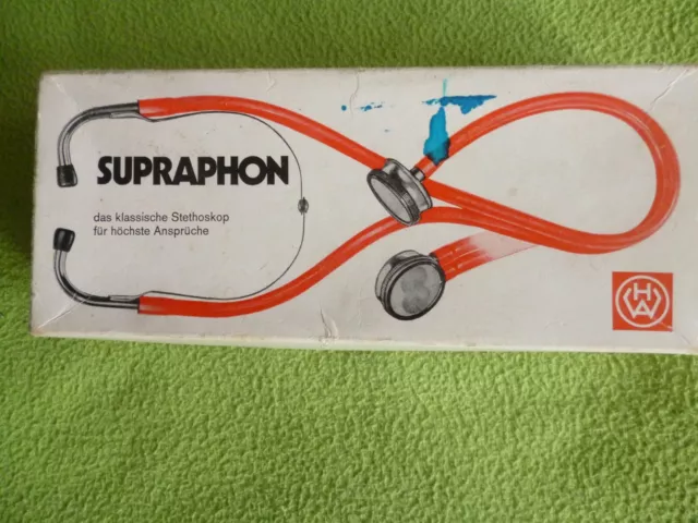 Bügel Stethoskop Supraphon mit original Karton