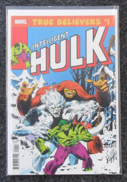 True Believers: Hulk -Intelligent Hulk Nr. 1 (2019) - Marvel USA - Z. 0-1/1