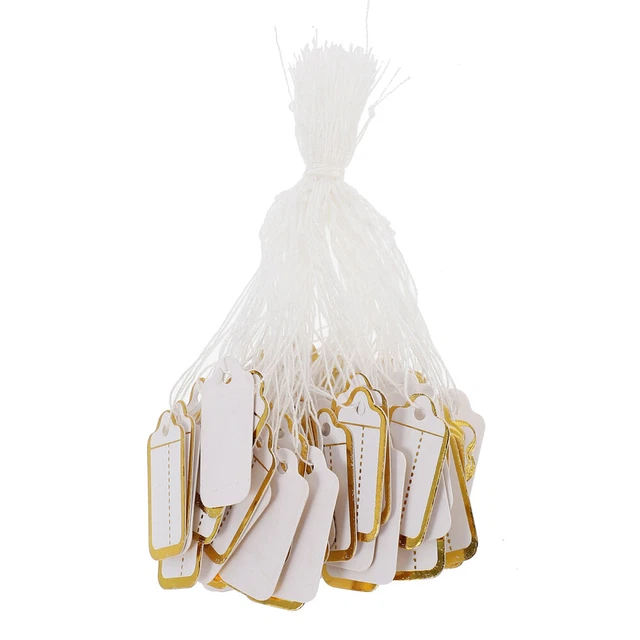 500 Pcs Cartellini Appesi Tag Cartellino Del Prezzo Braccialetto