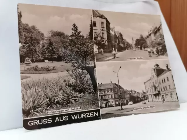 Ak "Gruss Aus Wurzen" Schöne Alte Postkarte Vintage Antik Mehrbildkarte Sachsen