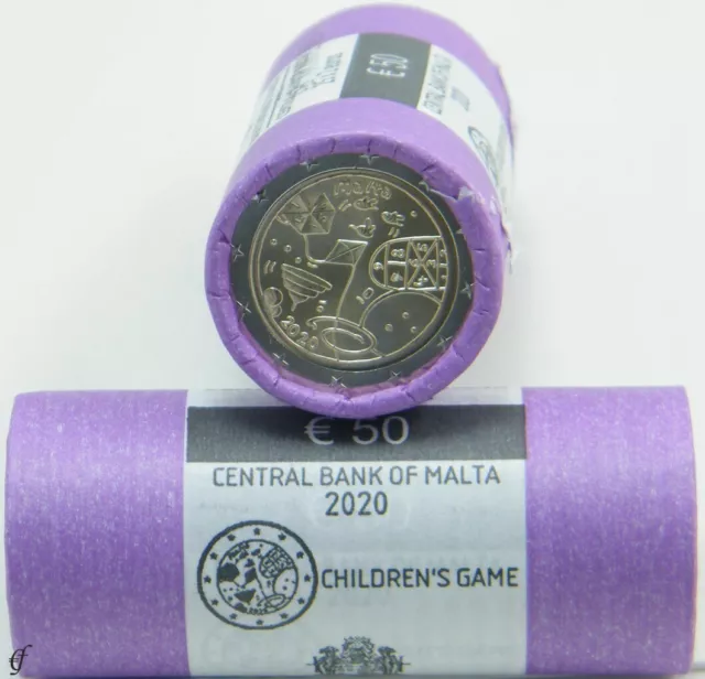Rolle 2 Euro Gedenkmünzen Malta 2020 Spiele