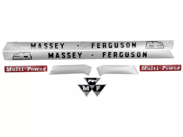 Kit Autocollants Decalques Pour Tracteur Massey Ferguson 135