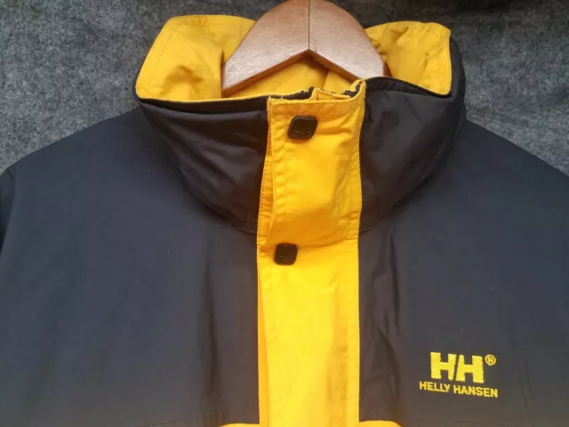 HELLY HANSEN HELLY-TECH Yellow Mens Ski Snowboard Jacket Coat Small ...