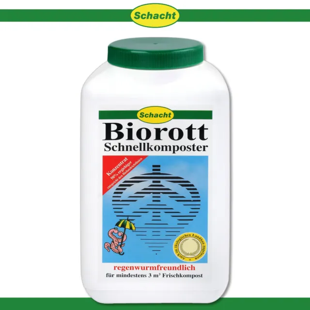 Pozo 2L Biorott compostador rápido nutrientes microorganismos adición