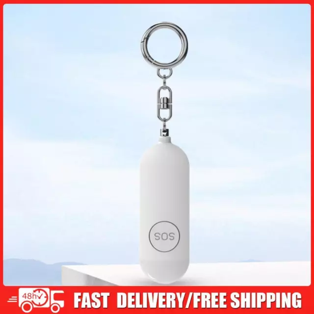 Personal Siren Whistle Anti-attack Emergency Alarm Keychain 130db for Girl Women