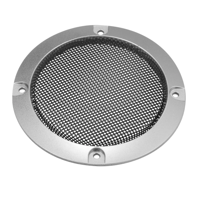 Copertura Griglia Altoparlante Auto Rotonda Griglia 3" Argilla Argento