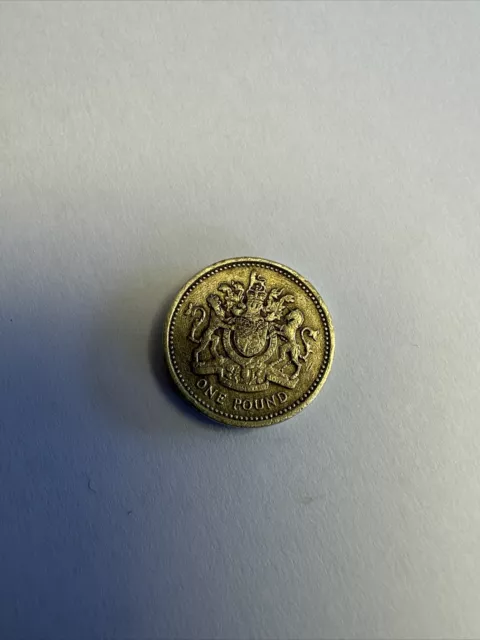 Antique 1983 One Pound Coin ( £1 ) EXTREMELY RARE Upside Down Decus et Tutamen