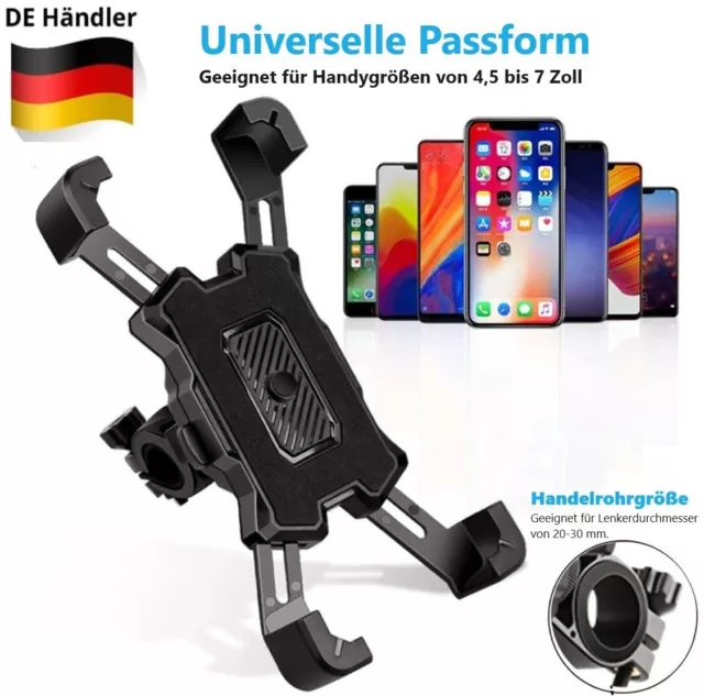 Handyhalterung Fahrrad Halterung Halter Motorrad Handy Roller Lenker Universal