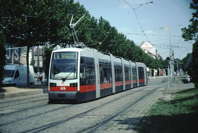 Trolley Tram Streetcar Kodachrome original Kodak Slide