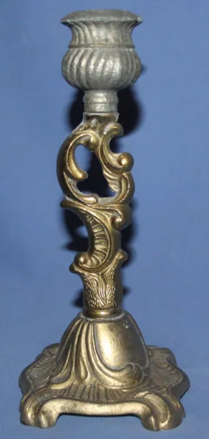 Vintage Brass/Metal Hand Made Candlestick