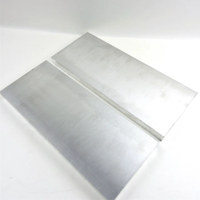.5" thick  1/2  Aluminum 6061 PLATE  6.375" x 18.25" Long QTY 2  sku 241457