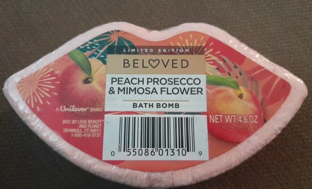 Bomba de baño de flores Beloved Peach Prosecco & Mimosa 4,6 oz edición limitada