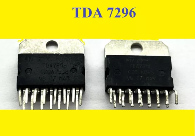 TDA7296 2 PCS Integrierte Schaltung 70V - 60W DMOS AUDIO AMPLIFIER