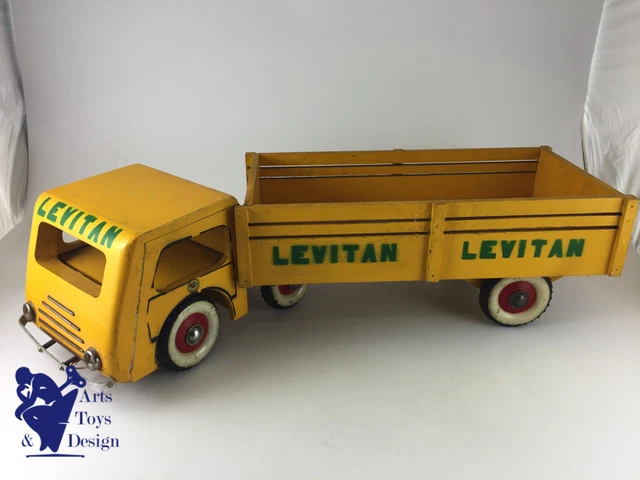 ANCIEN CAMION BENNE en bois Dejou - Jouet Ancien EUR 45,00 - FR