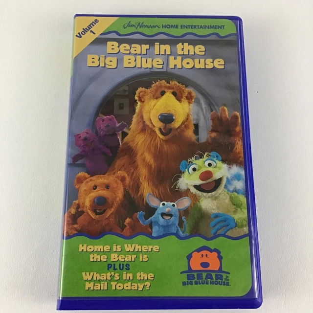 HENSON BEAR IN The Big Blue House VHS Tape Home Is Where The Bear Is