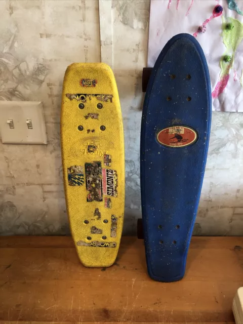 Vintage 70’s Skateboards (2)- Makaha Mako Pro & Free Former Skateboards