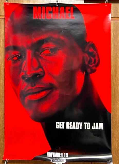 SPACE JAM マイケル・ジョーダン トーキング ポスター SPACE JAM マイケル・ジョーダン トーキング ポスター Vintage