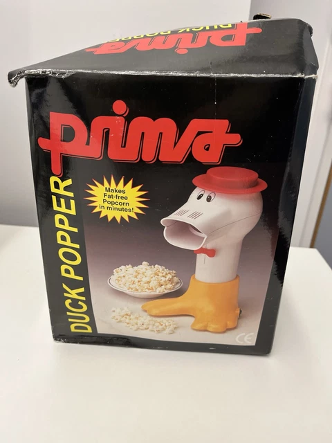 VINTAGE RETRO PRIMA Duck Popper Hot Air Popcorn Maker Boxed , Used Once ...