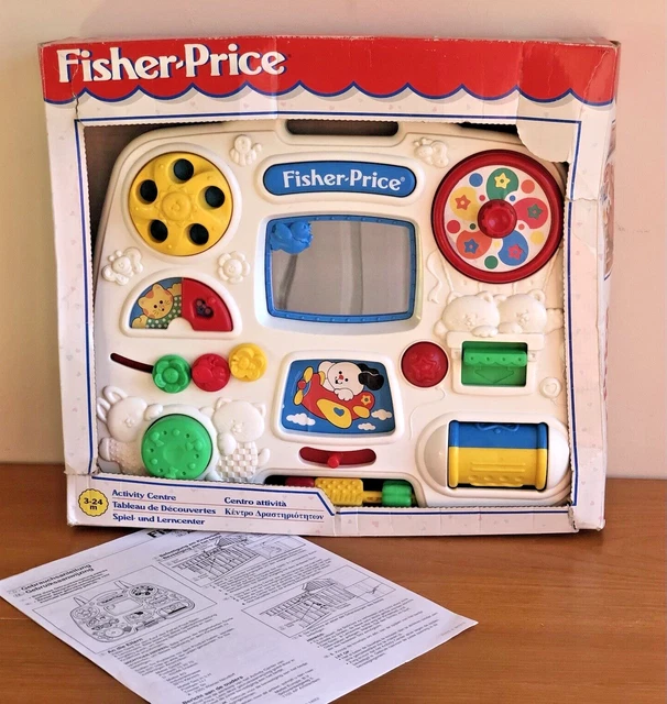 VINTAGE FISHER PRICE Play Activity Centre Cot Crib Toy Baby Sounds