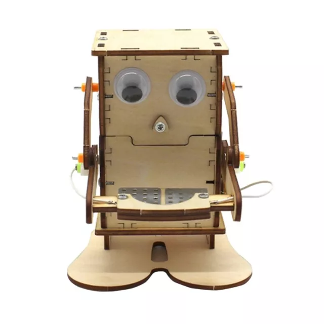 Robot Eat Coins Bank Mechanical Model Stem Project For Kid Diy Stem Robot