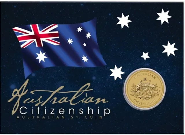 2024 Australian Citizenship $1 Coin in Card - Perth Mint