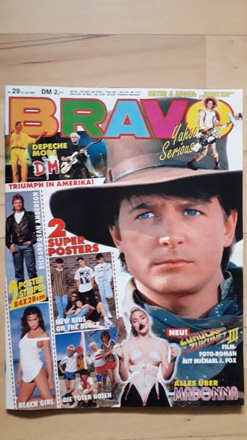 BRAVO Nr.29 vom 12.7.1990 mit Riesenposter New Kids on the Block Die Toten Hosen