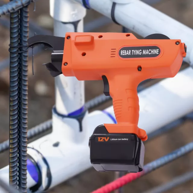 Automatic Handheld Rebar Tier Tying Machine Reinforcing Strapping Tool 30-60mm~