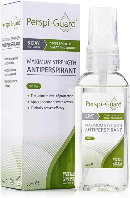 Perspi-Guard Spray anti Transpirant Puissance Maximale 50 Ml