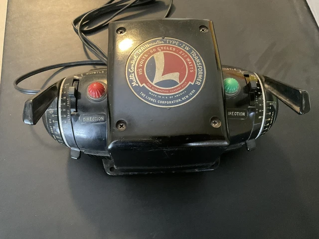 VINTAGE LIONEL TYPE ZW Multi-control Trainmaster Transformer, Model ...