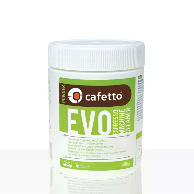 Cafetto EVO Reiniger für Espressomaschinen 12 x 500g Pulver, rein organisch