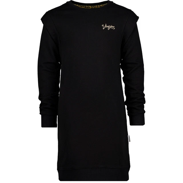 VINGINO Mädchen Kleid Winterkleid langarm PETRA deep black Gr.128-176