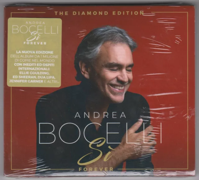 CD SIGILLATO Andrea Bocelli ‎– Si Forever - The Diamond Edition  Sugar   2019