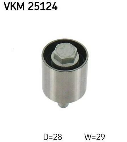 SKF Poulie renvoi / transmission courroie de distribution VKM 25124 28mm 29mm