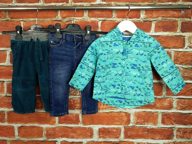 Baby Boy Bundle Age 6-9 Months John Lewis Next Tu Jeans Jacket Corduroy Set 74Cm