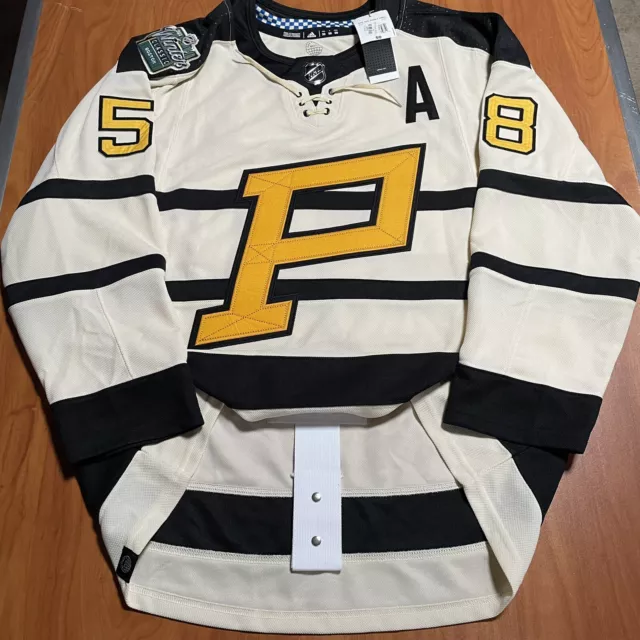 NHL Pittsburgh Penguins Sidney Crosby #87 Reebok Hockey Winter Classic  Jersey Youth Size L/XL –