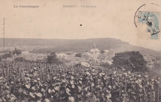 CPA 51 CRAMANT General View of La Champagne