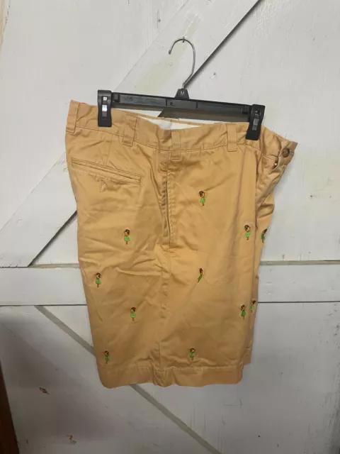 Pantalones Cortos de Verano Orvis Piedra Lavados y Envejecidos Sarga Bordados Sarga Talla 36